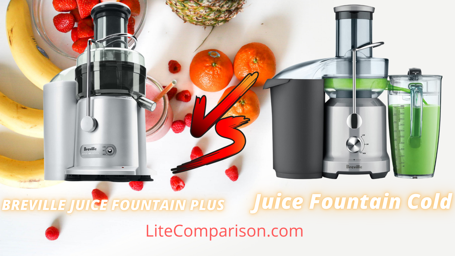 Breville Juice Fountain Plus vs Juice Fountain Cold Comparison And Review