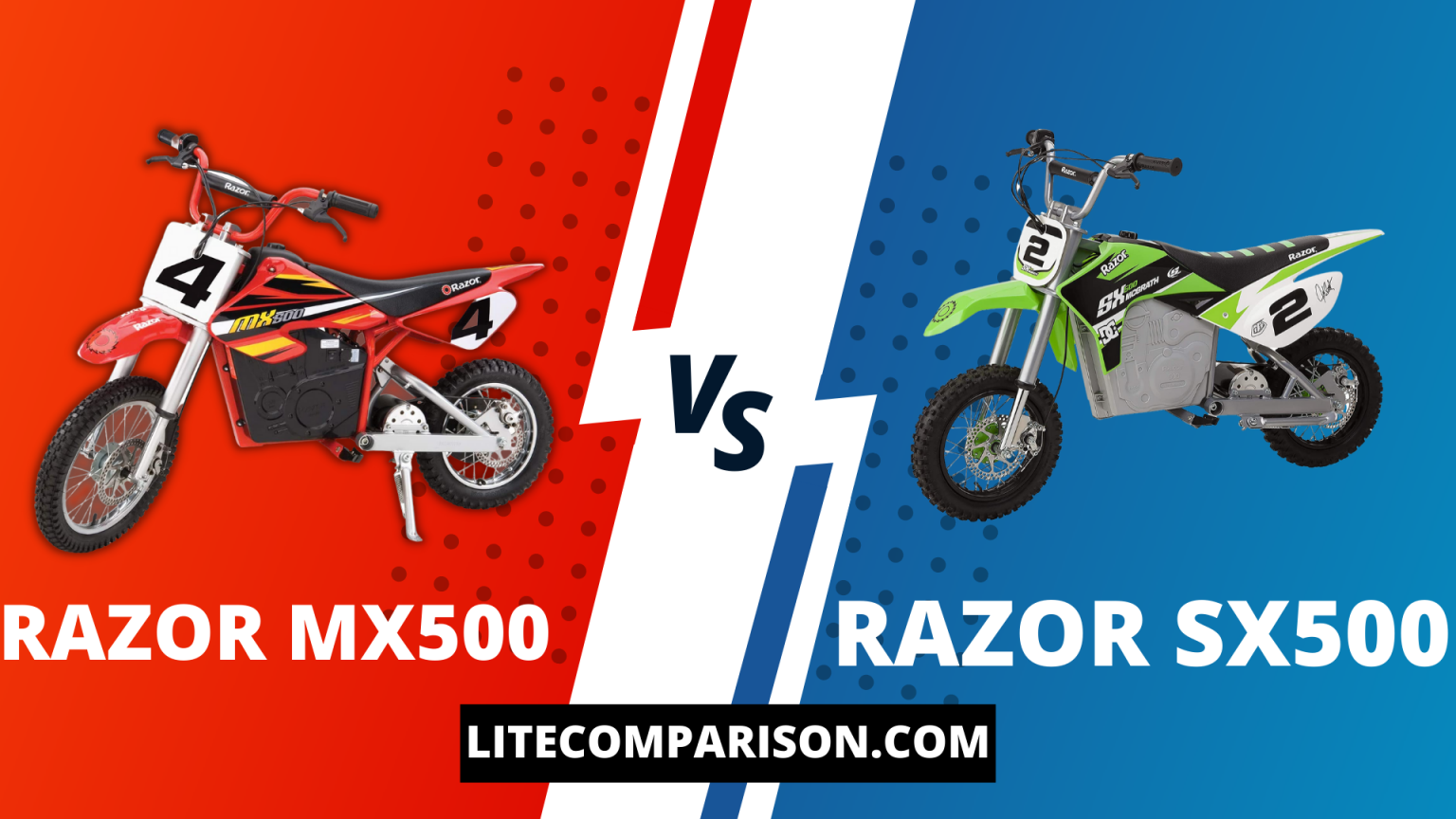Razor MX500 vs SX500 Comparison and Review