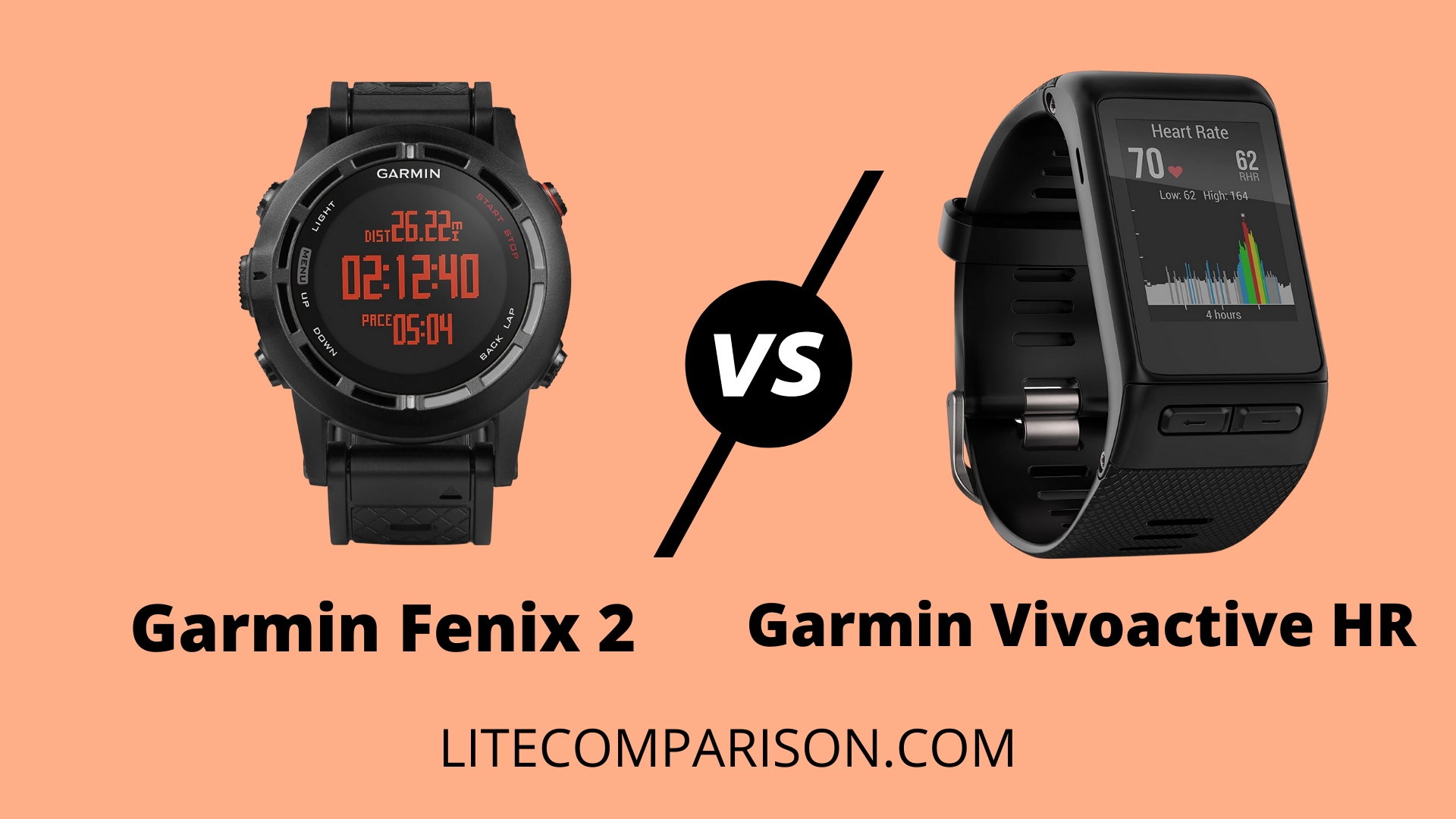 Garmin Fenix 2 vs Vivoactive HR