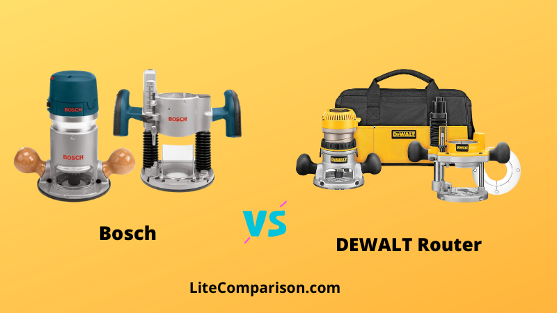 Bosch vs DEWALT Router