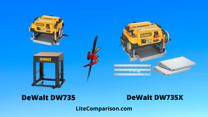 DeWalt DW735 vs DW735X