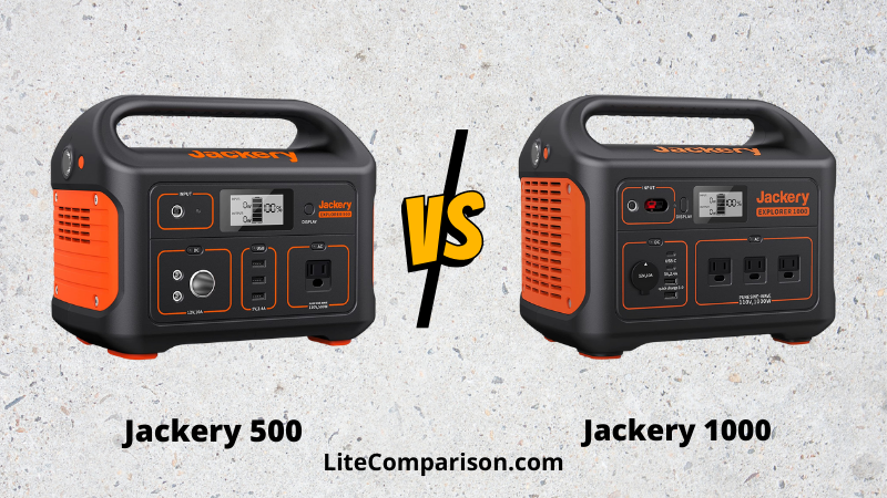 Jackery 500 vs 1000