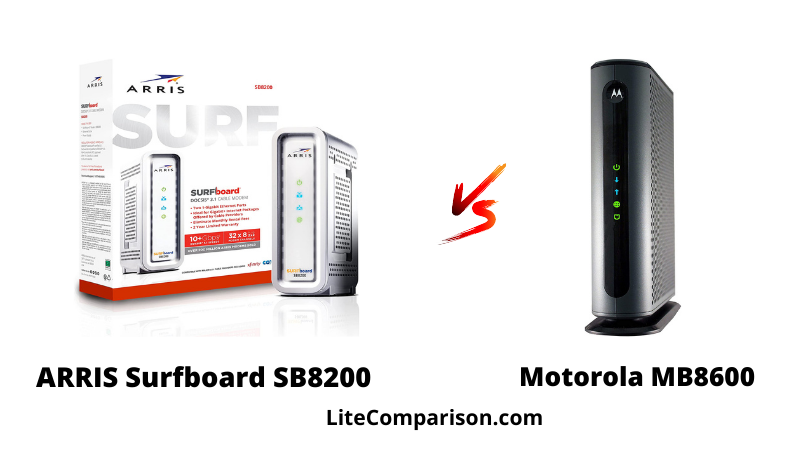 ARRIS Surfboard SB8200 vs Motorola MB8600