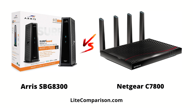 Arris SBG8300 vs Netgear C7800
