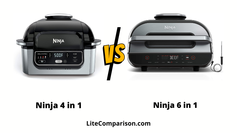 Ninja 4 in 1 vs 6 in 1 Air Fryer