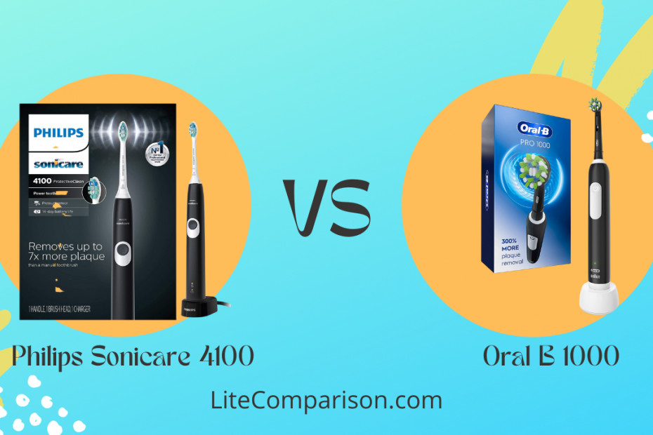 Philips Sonicare 4100 vs Oral B 1000