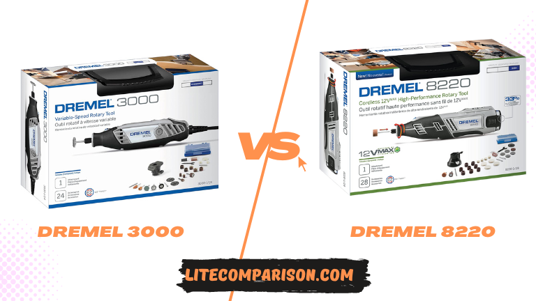 Dremel 3000 vs 8220